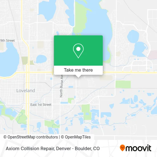 Axiom Collision Repair map