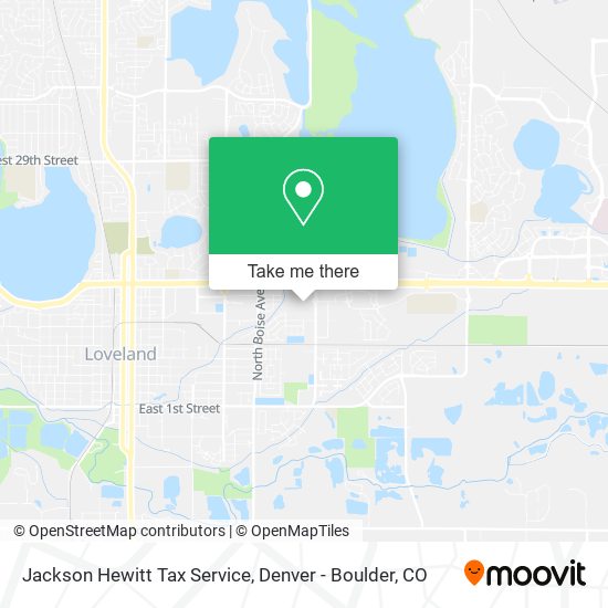 Mapa de Jackson Hewitt Tax Service