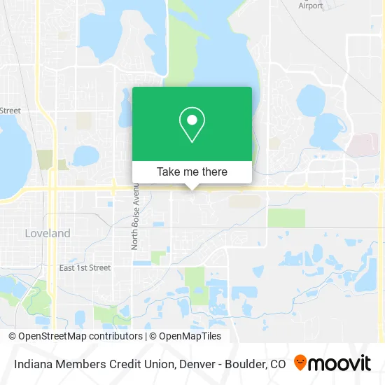 Indiana Members Credit Union map