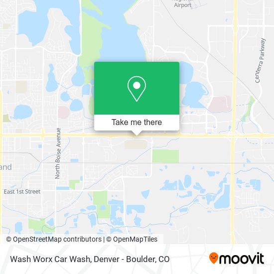 Mapa de Wash Worx Car Wash