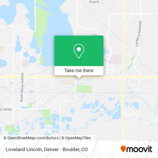 Loveland Lincoln map