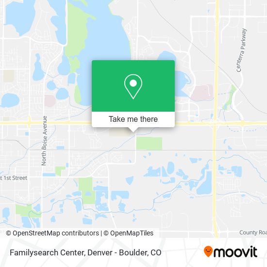 Mapa de Familysearch Center