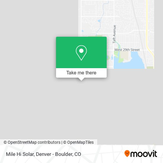 Mile Hi Solar map