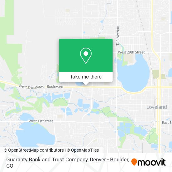 Mapa de Guaranty Bank and Trust Company