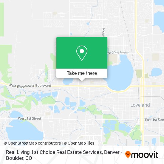 Mapa de Real Living 1st Choice Real Estate Services