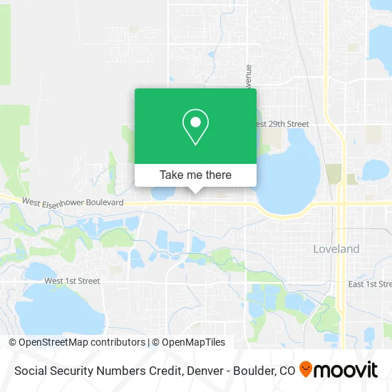 Social Security Numbers Credit map