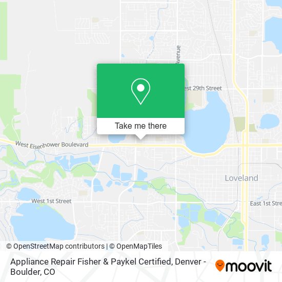 Mapa de Appliance Repair Fisher & Paykel Certified