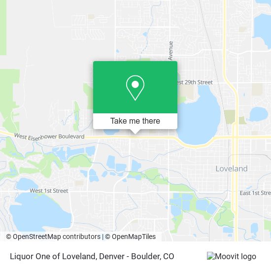 Liquor One of Loveland map