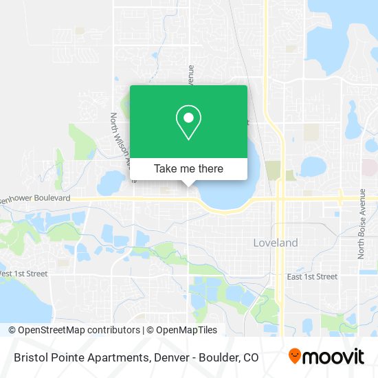 Bristol Pointe Apartments map
