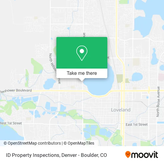 ID Property Inspections map