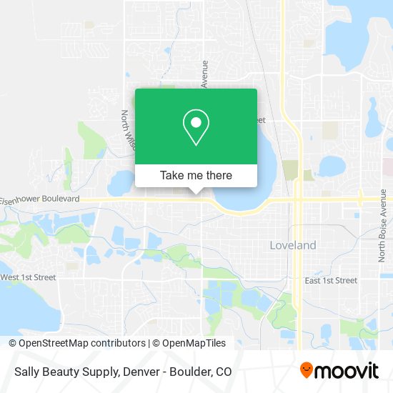 Sally Beauty Supply map