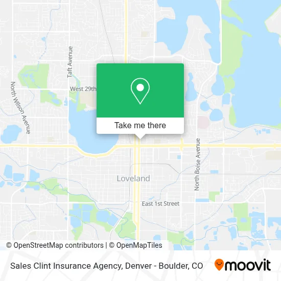 Sales Clint Insurance Agency map