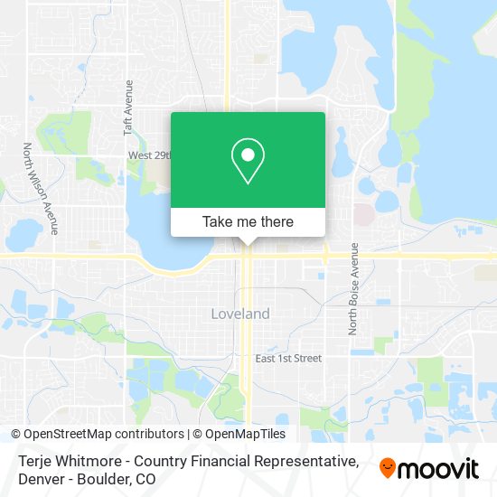 Mapa de Terje Whitmore - Country Financial Representative