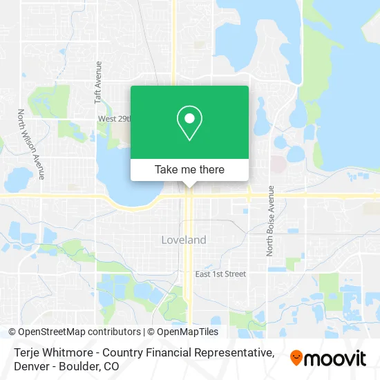Terje Whitmore - Country Financial Representative map
