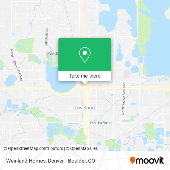Weinland Homes map