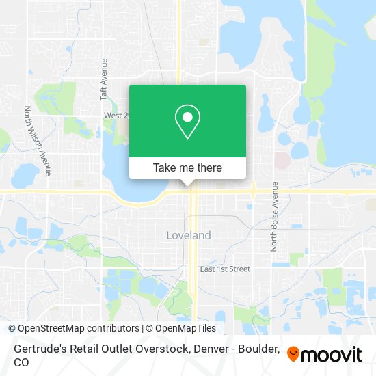 Gertrude's Retail Outlet Overstock map