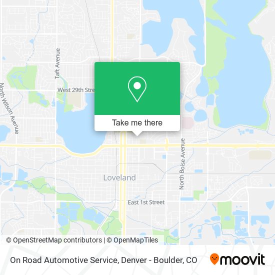 Mapa de On Road Automotive Service