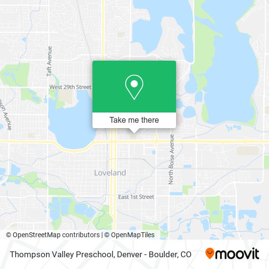 Mapa de Thompson Valley Preschool
