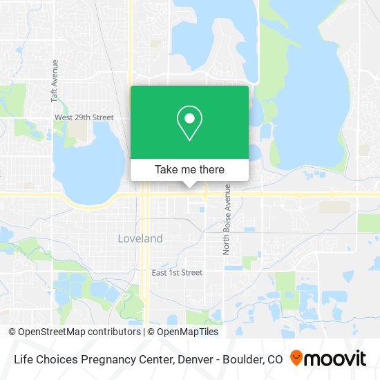 Mapa de Life Choices Pregnancy Center