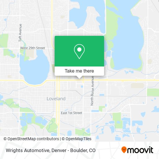 Mapa de Wrights Automotive