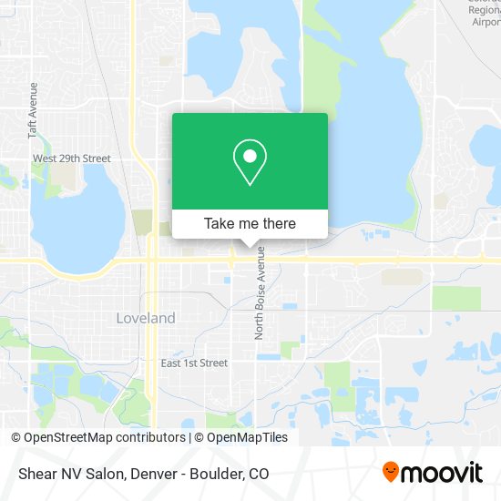 Shear NV Salon map