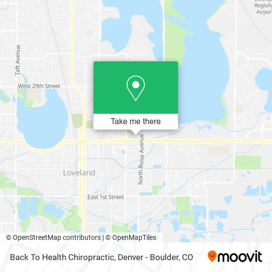Back To Health Chiropractic map
