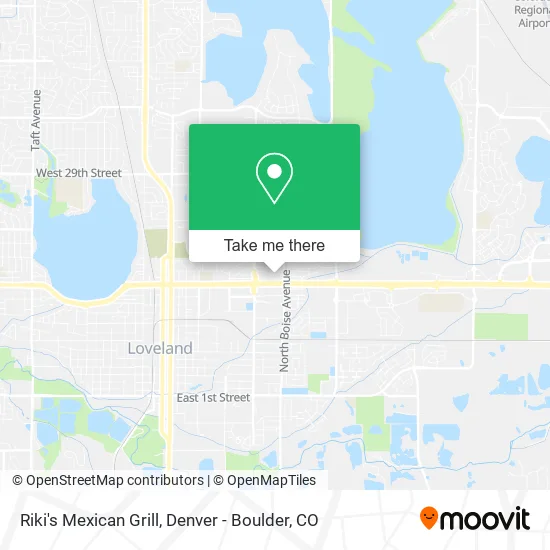 Riki's Mexican Grill map