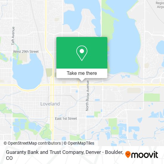 Mapa de Guaranty Bank and Trust Company