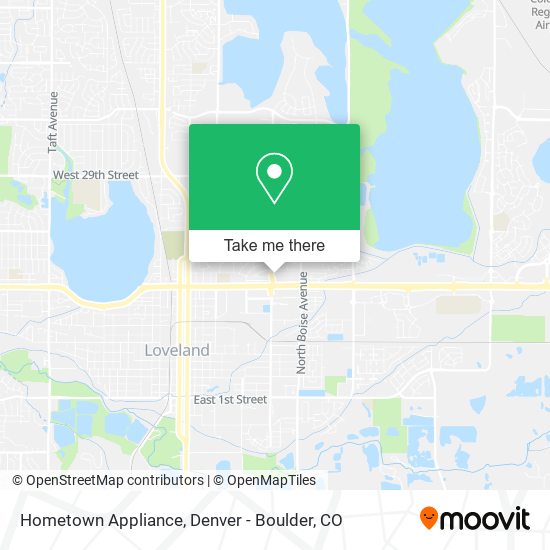 Hometown Appliance map