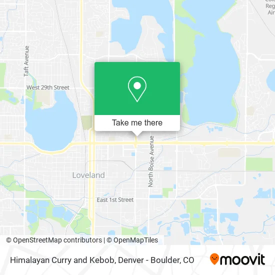 Himalayan Curry and Kebob map