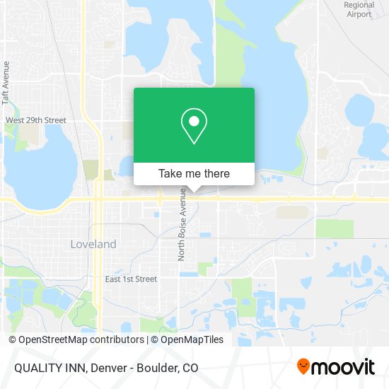 Mapa de QUALITY INN