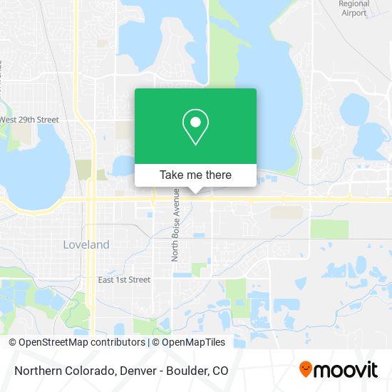 Northern Colorado map