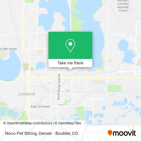 Noco Pet Sitting map