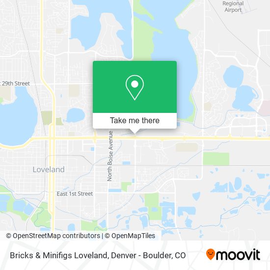 Bricks & Minifigs Loveland map