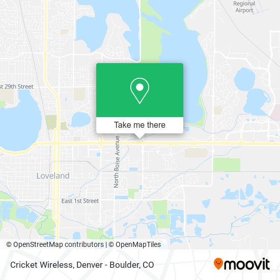 Cricket Wireless map