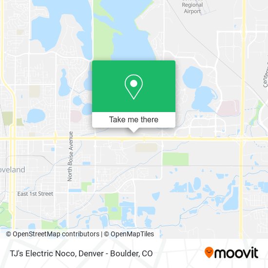 TJ's Electric Noco map