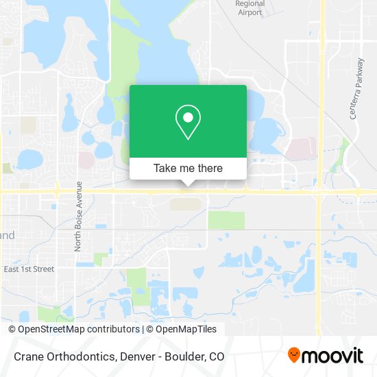 Crane Orthodontics map