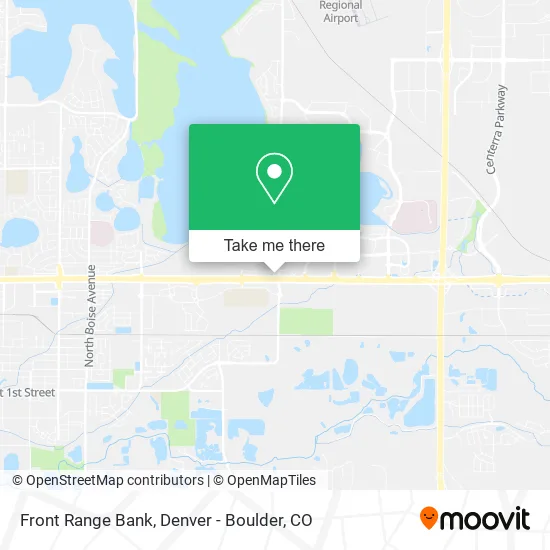 Front Range Bank map