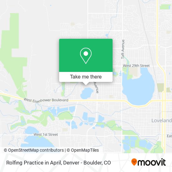 Mapa de Rolfing Practice in April