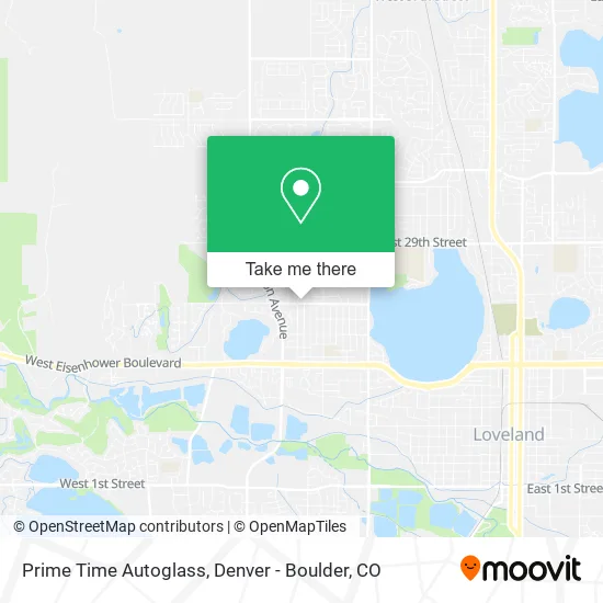 Prime Time Autoglass map