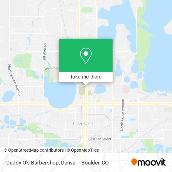 Daddy O's Barbershop map