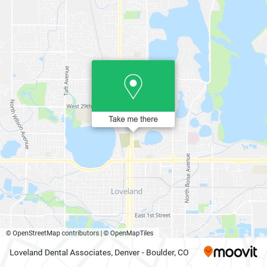 Loveland Dental Associates map