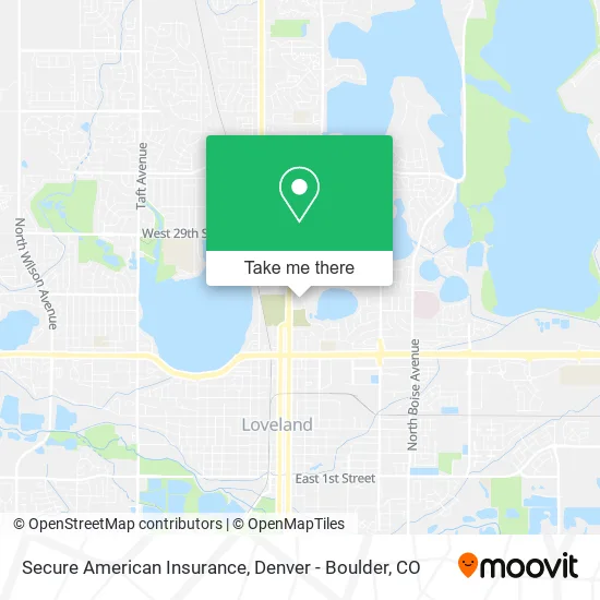 Secure American Insurance map