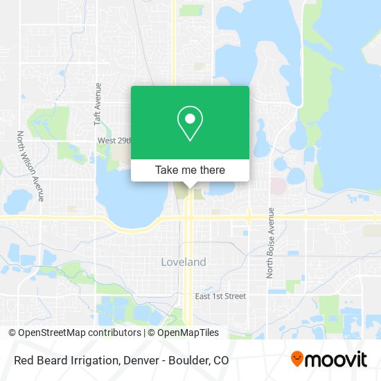 Red Beard Irrigation map