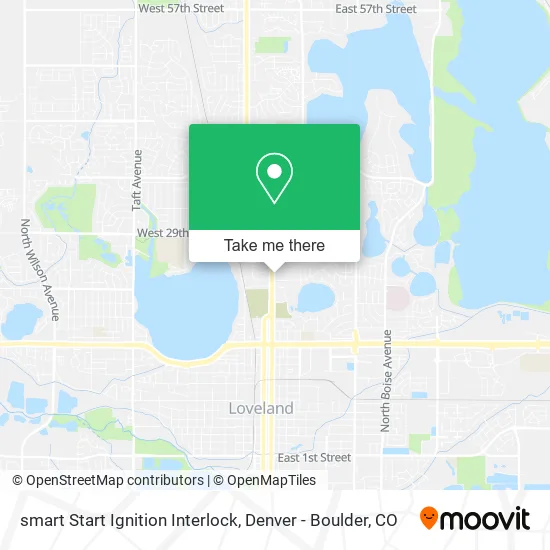 smart Start Ignition Interlock map