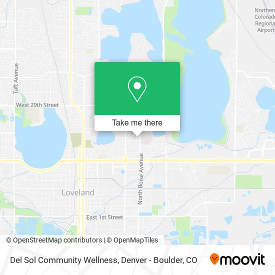 Del Sol Community Wellness map