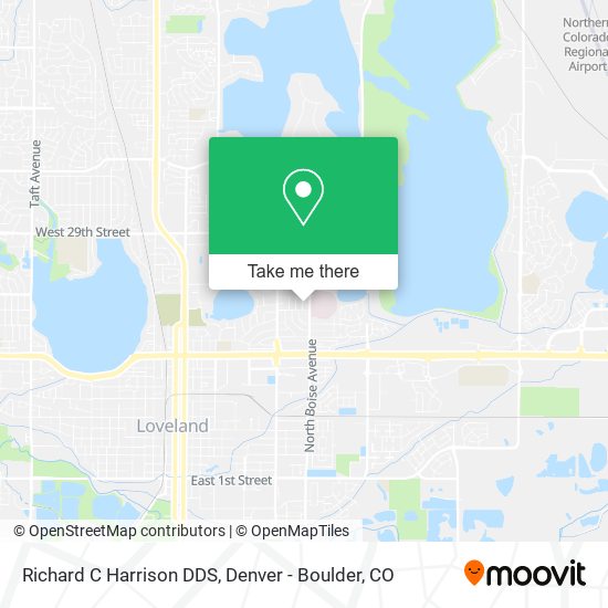 Richard C Harrison DDS map