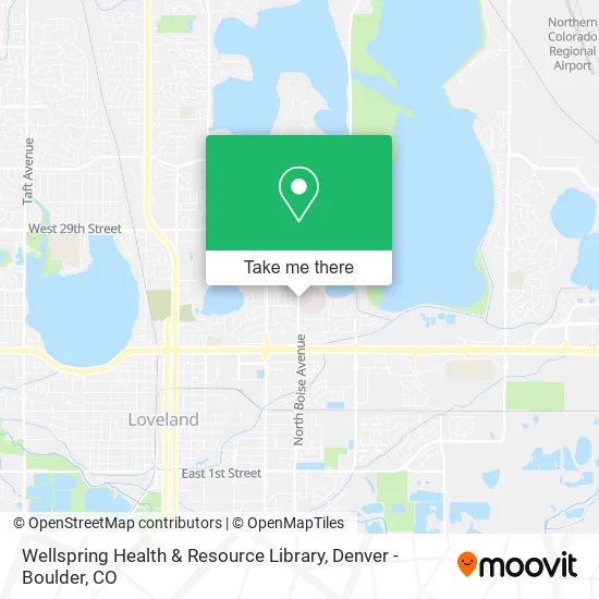 Wellspring Health & Resource Library map