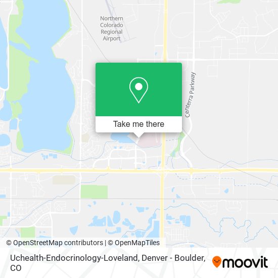 Mapa de Uchealth-Endocrinology-Loveland
