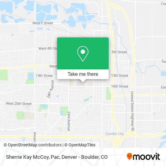 Sherrie Kay McCoy, Pac map